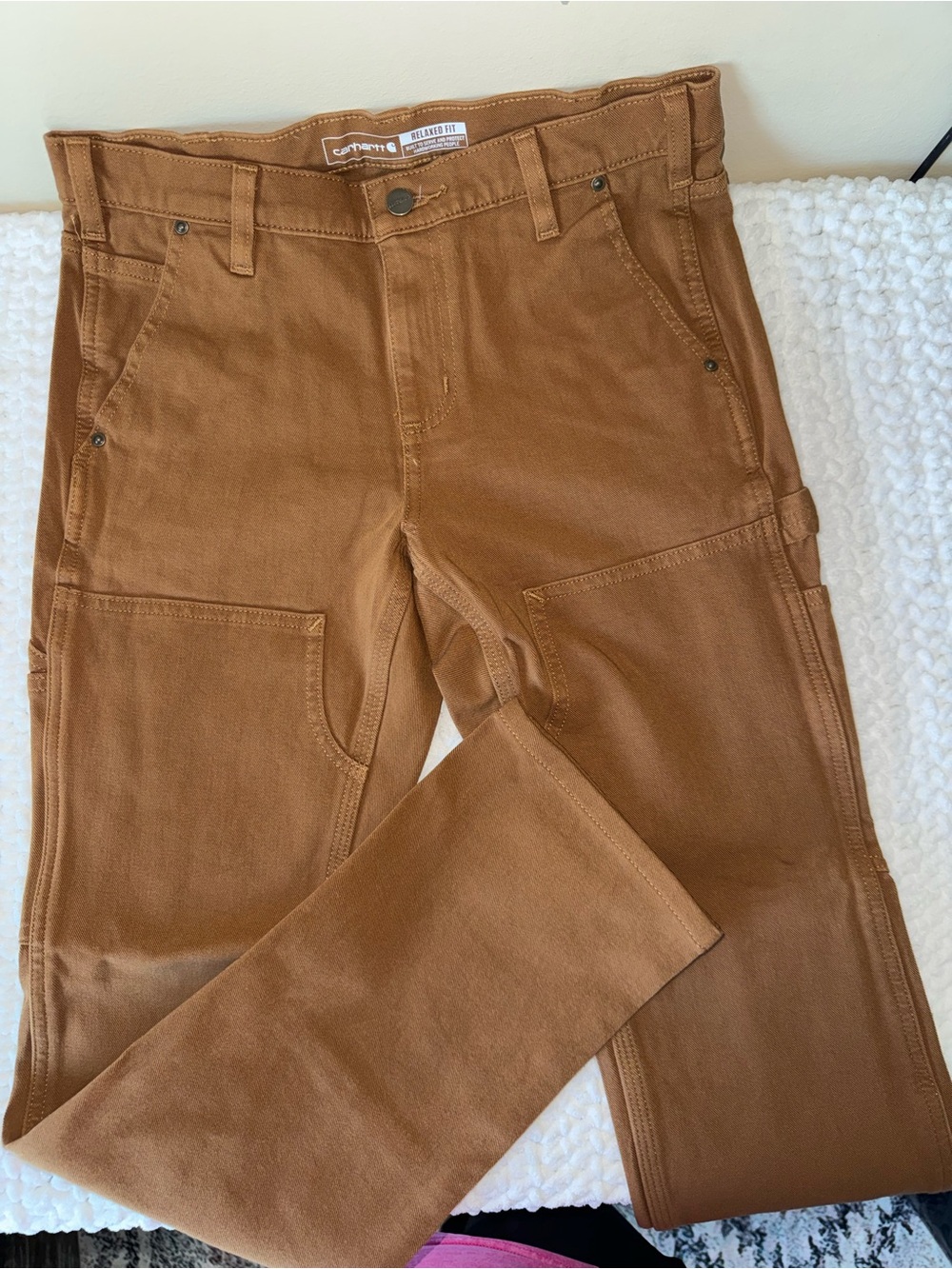 Carhartt women’s Brown Work Pants - Rugged Canvas